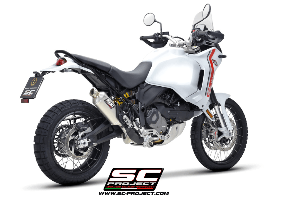 SC Project Decat Link Pipe Ducati Desert-X 2022-25 - Motorcycle Performance Store