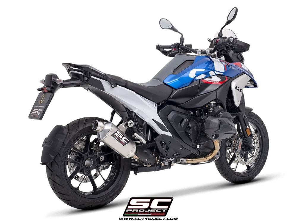 SC Project Rally-X Titanium Silencer BMW R1300GS 2023-25 - Motorcycle Performance Store