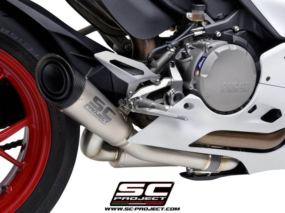 SC Project S1 Titanium Half System Ducati Panigale V2 2020-24 - Motorcycle Performance Store