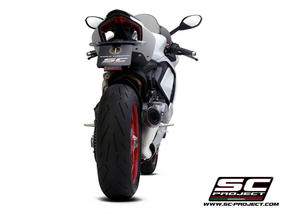 SC Project S1 Titanium Half System Ducati Panigale V2 2020-24 - Motorcycle Performance Store