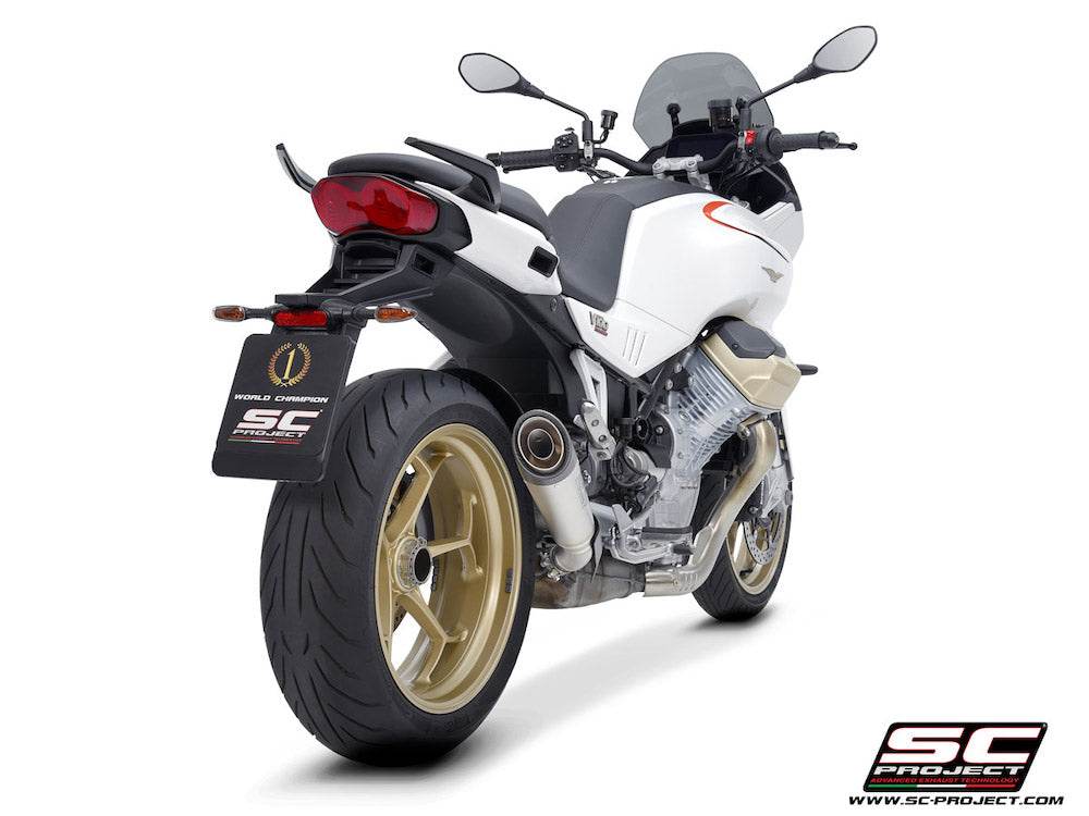 SC Project S1 Titanium Silencer Moto Guzzi V100 Mandello 2023-24 - Motorcycle Performance Store