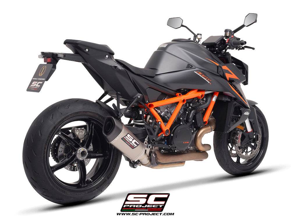 SC Project SC1-R Titanium Silencer KTM 1390 Superduke R 2024-25 - Motorcycle Performance Store