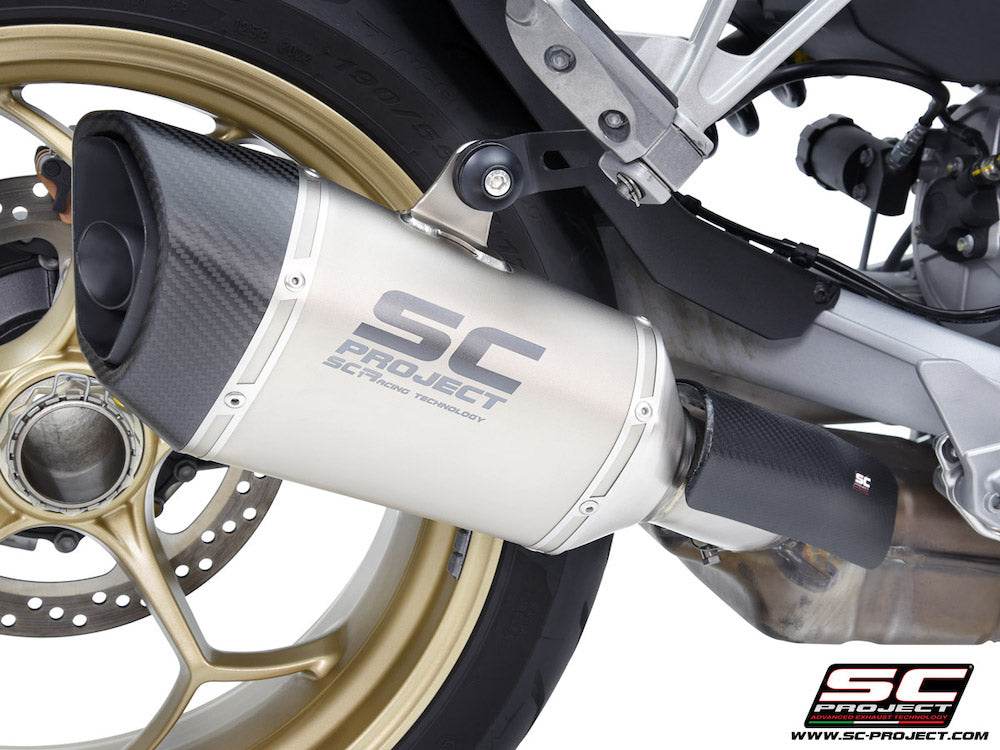 SC Project SC1-R Titanium Silencer Moto Guzzi V100 Mandello 2023-24 - Motorcycle Performance Store
