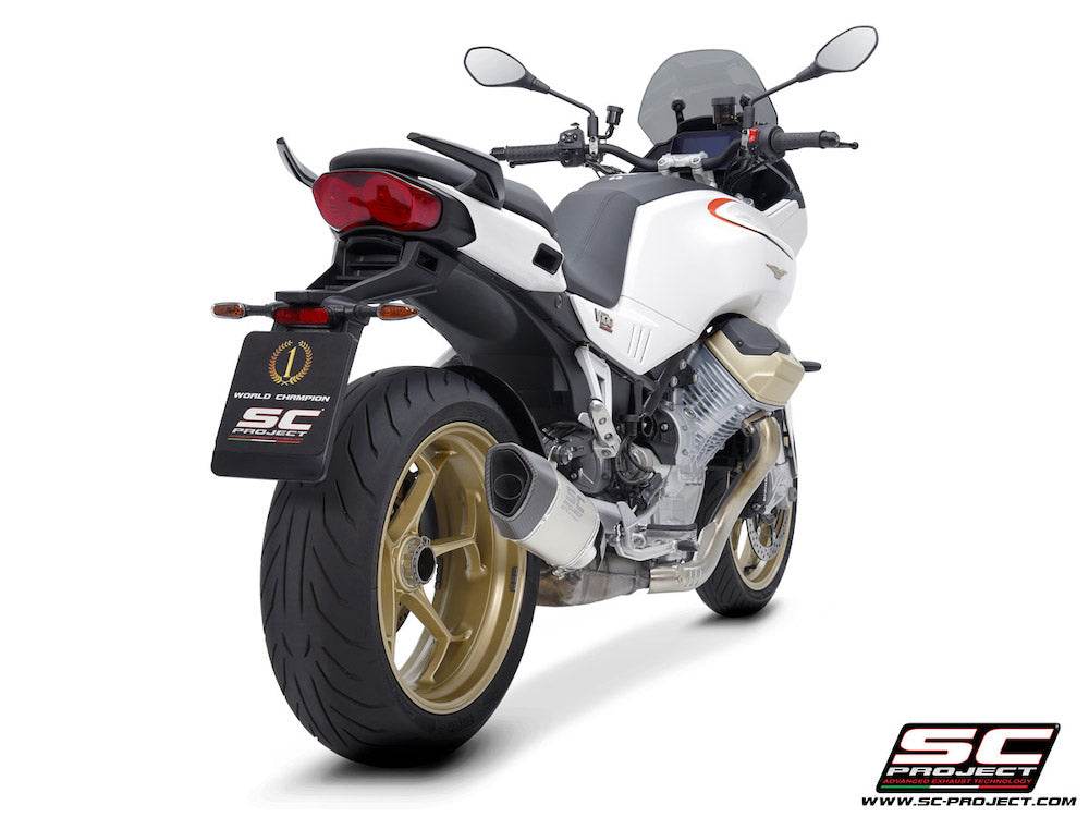 SC Project SC1-R Titanium Silencer Moto Guzzi V100 Mandello 2023-24 - Motorcycle Performance Store