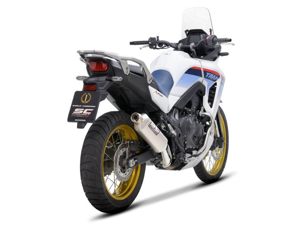 SC Project Titanium Rally Raid Silencer Honda XL 750 Transalp 2023-24 - Motorcycle Performance Store
