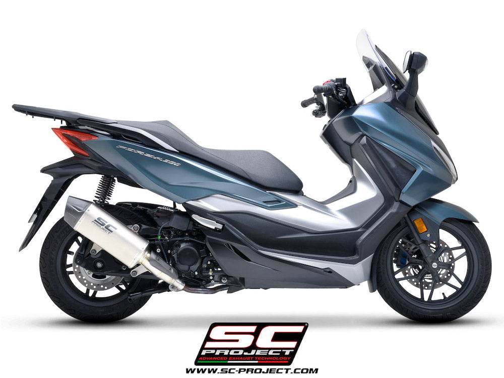 SC Project X-Plorer II GT Titanium Silencer Honda Forza 350 2021-24 - Motorcycle Performance Store
