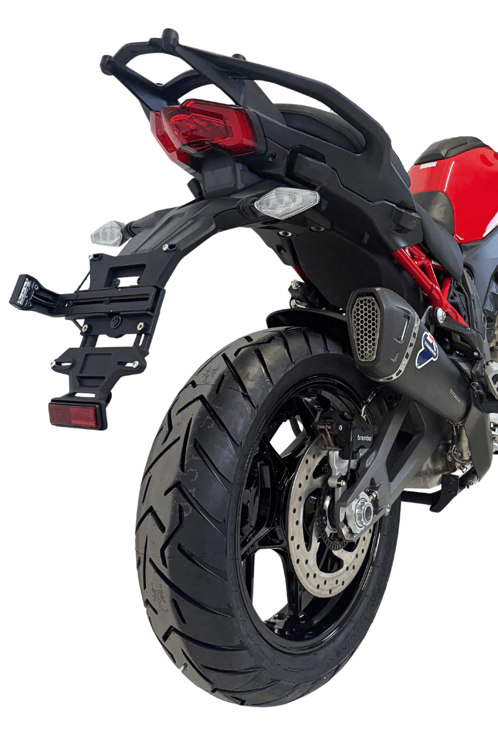 Termignoni Black Titanium Silencer Ducati Multistrada V4 2025-26 - Slip on Silencer
