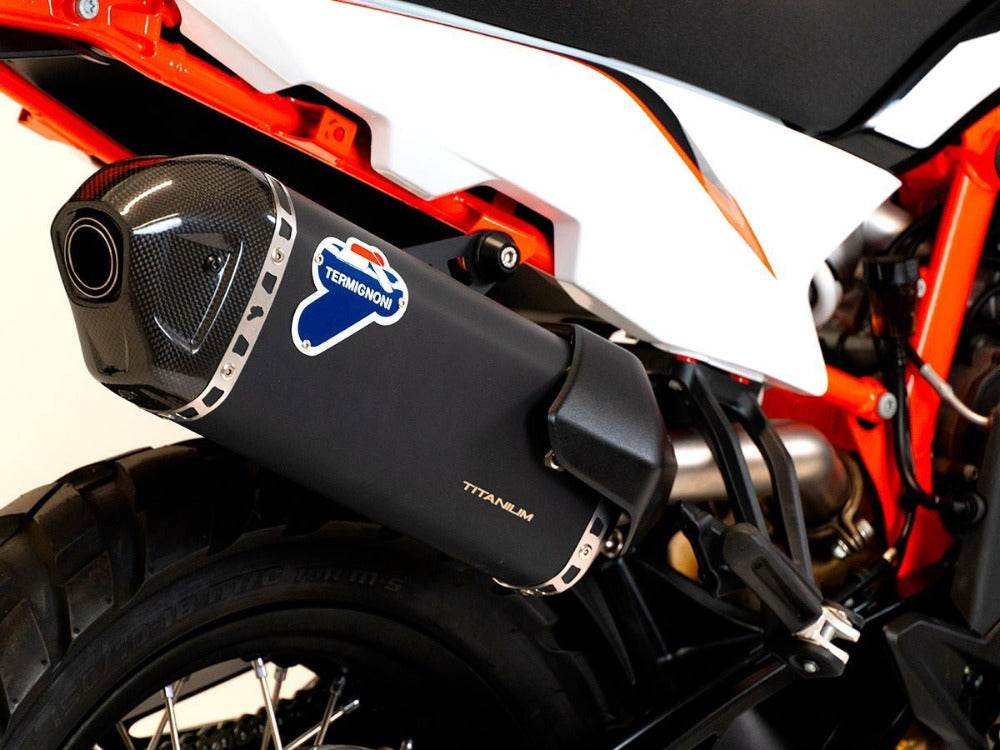 Termignoni Black Titanium Silencer KTM 890 Adventure 2020-24 - Motorcycle Performance Store