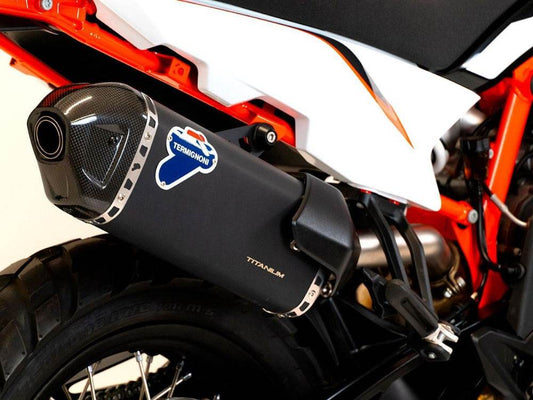Termignoni Black Titanium Silencer KTM 890 Adventure 2020-24 - Motorcycle Performance Store
