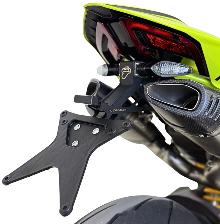 Termignoni Black Titanium Tail Tidy Ducati Streetfighter V4 2025-26 - Motorcycle Performance Exhausts