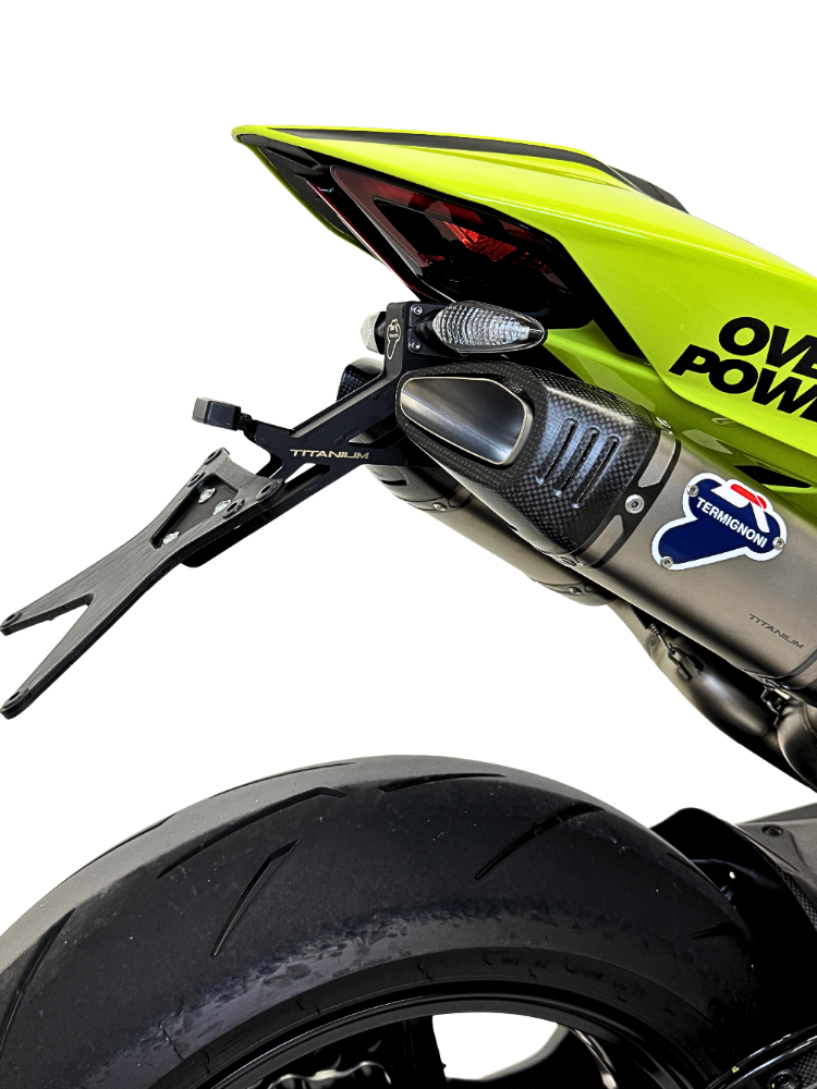 Termignoni Black Titanium Tail Tidy Ducati Streetfighter V4 2025-26 - Motorcycle Performance Exhausts