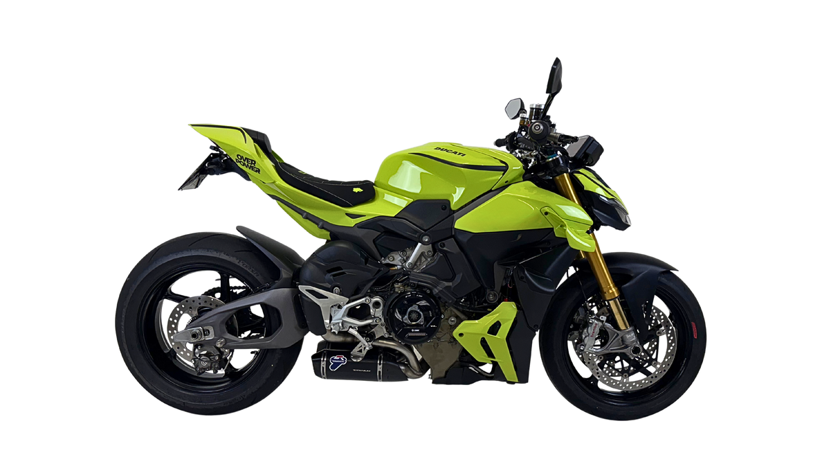 Termignoni Black Titanium Underbelly Silencers Ducati Streetfighter V4 2025-26 - Full Exhaust System