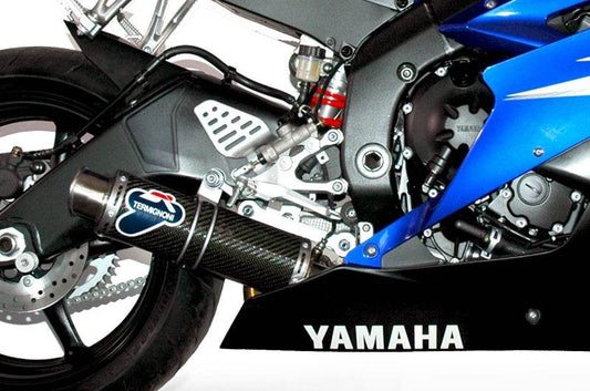 Termignoni Carbon Low Level Silencer - Yamaha YZF600 R6 2006-20 - Motorcycle Performance Store