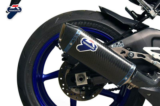 Termignoni Carbon Road Legal Silencer - Yamaha YZF1000 R1 2015-20 - Motorcycle Performance Store