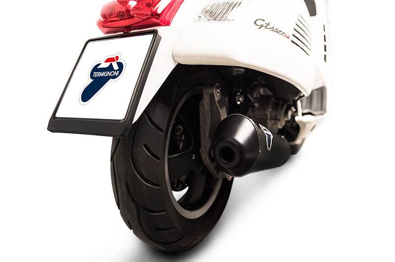 Termignoni Conical Black Racing Silencer Vespa GTS 250 2008-20 - Motorcycle Performance Store