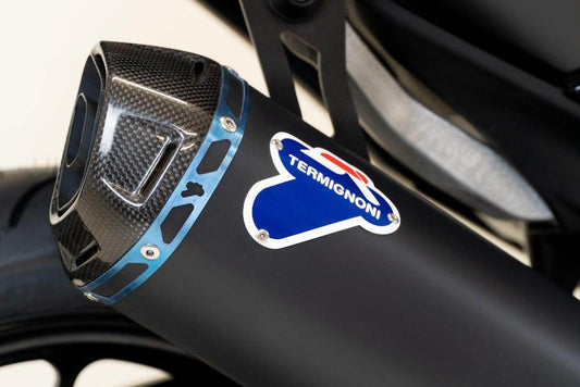 Termignoni Homologated Black Exhaust System Yamaha T-Max 560 2020-24 - Motorcycle Performance Store