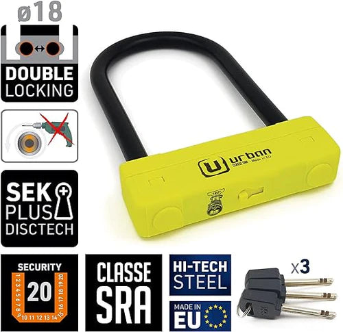 Urban Security UR120220 Motorcycle U Lock