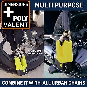 Urban Security U9DY Motorcycle Disc Lock + Cable