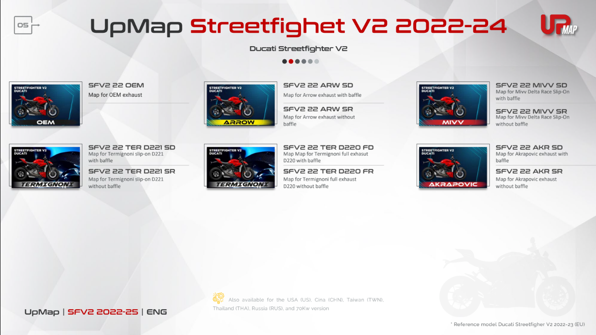 T800+ UpMap Inc Cable Ducati Streetfighter V2 2022-26 image 3