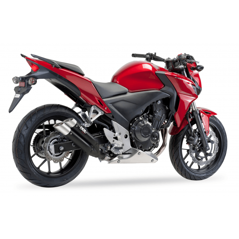 IXIL L3X Black Hyperlow Silencer Honda CB500 F/X 2013-16 - Motorcycle Performance Store