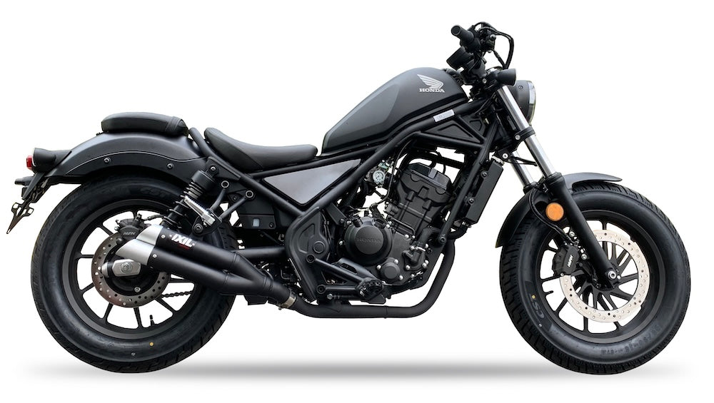 IXIL L3X Black Hyperlow Silencer Honda CMX 300 Rebel 2017-24