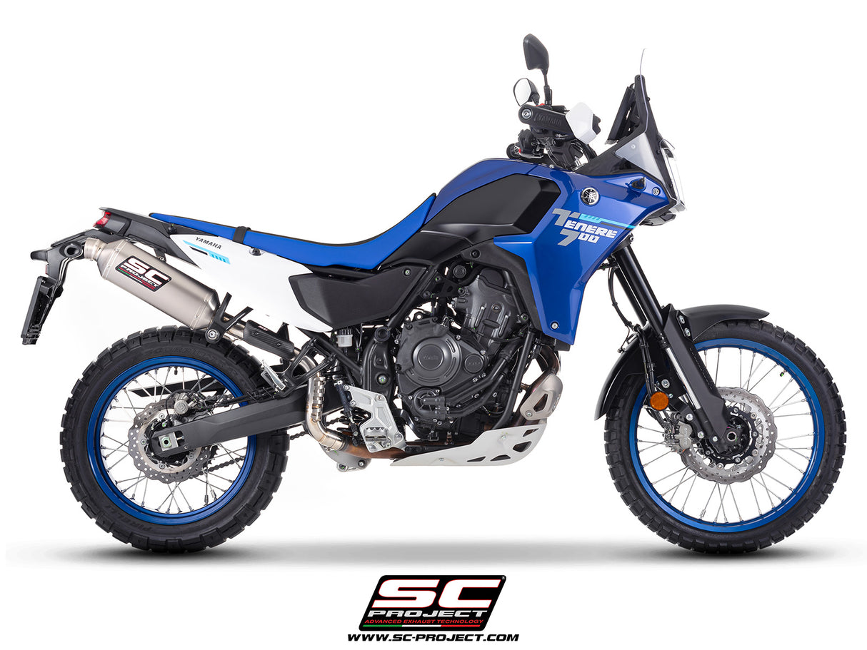 SC Project High Mount Rally Raid Titanium Silencer (Race) Yamaha Tenere 700 2025