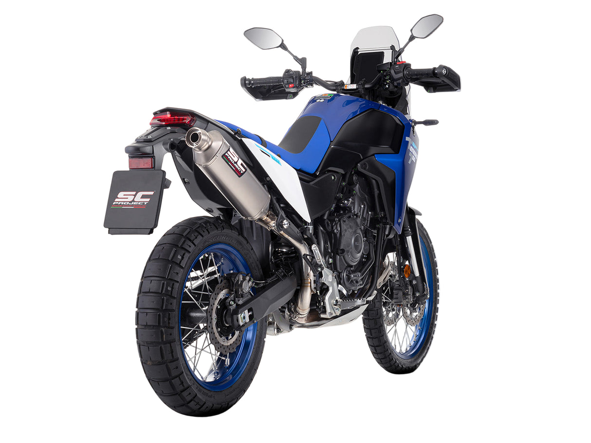 SC Project High Mount Rally Raid Titanium Silencer (Road) Yamaha Tenere 700 2025