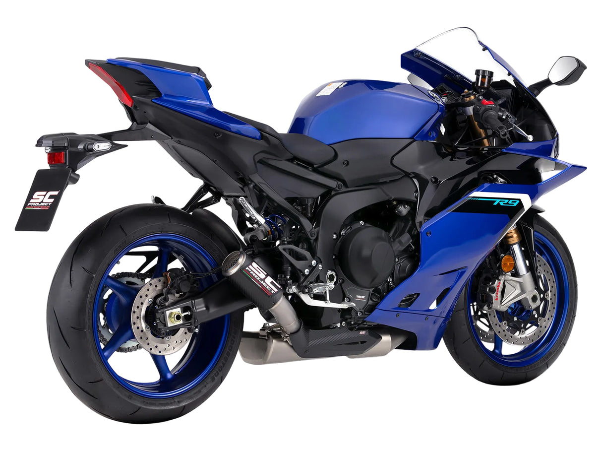 SC Project 3:1 Stainless Steel System CR-T Carbon Silencer Yamaha YZF-R9 2025-26 image 4