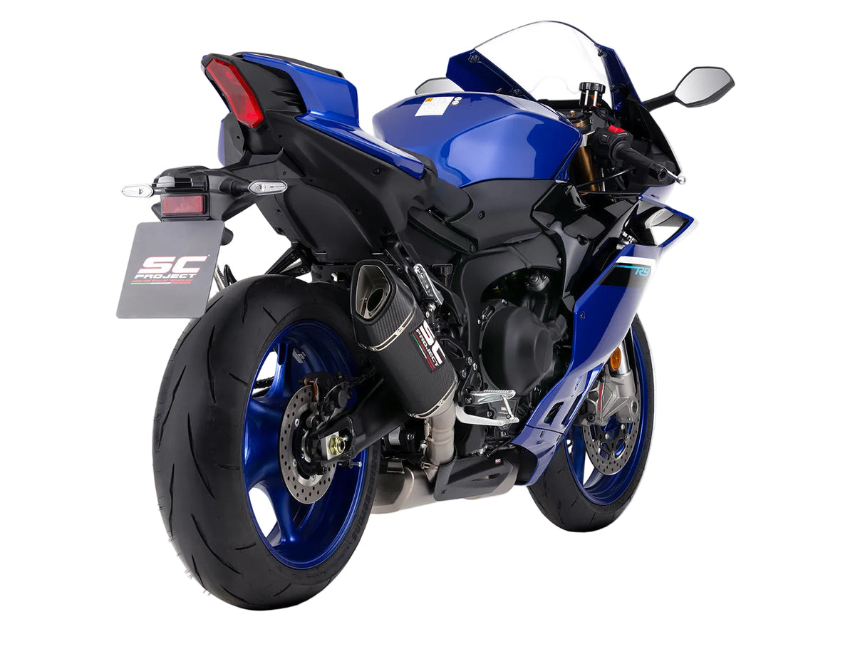 SC Project 3:1 Stainless Steel System SC1-R Carbon Fibre Silencer Yamaha YZF-R9 2025-26 image 3