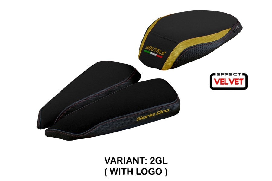 Housse de selle velours TPZ Italia Adai MV Agusta Brutale 1000 RR 2020-26 image 3