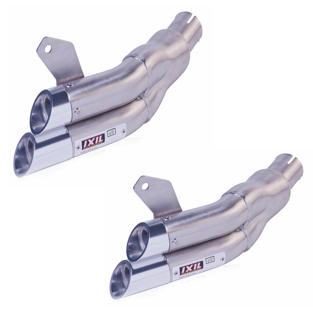 IXIL Hyperlow Dual Exit Silencers Kawasaki Z1000SX 2010-20 - Motorcycle Performance Store