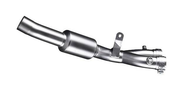 LeoVince Stainless Steel De-cat Pipe Yamaha MT-10 2016-24 - Motorcycle Performance Store