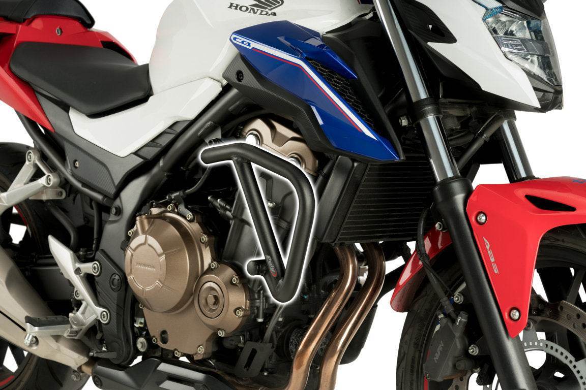 PUIG Engine Guards Honda CB500 Hornet 2024-25 - Motorcycle Performance Store