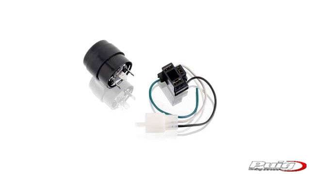 PUIG 2 PIN FLASHER RELAY FOR LEDS BLACK - Motorcycle Performance Store