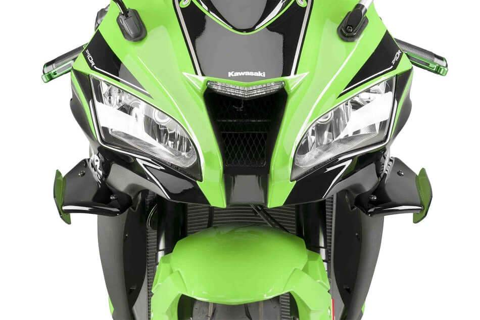 PUIG Downforce Side Spoilers Kawasaki ZX-10R 2011-20 - Motorcycle Performance Store