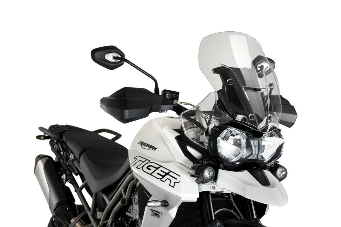 PUIG Electronic Windscreen Regulation System - Triumph Tiger 800 2018-20 - Motorcycle Performance Store