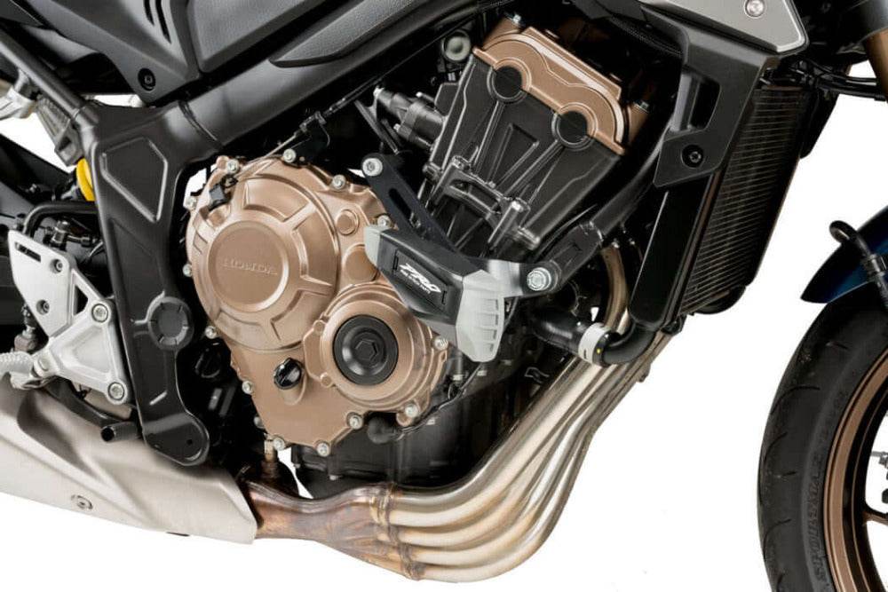 Puig Pro 2.0 Frame Sliders Honda CB650R 2019-25 - Motorcycle Performance Store