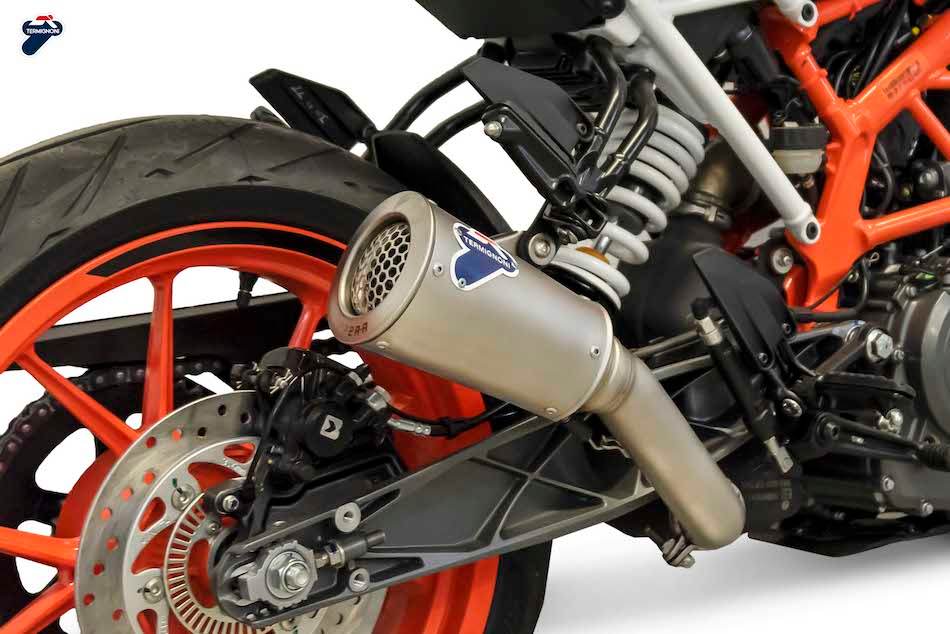 Termignoni GP2R-R Silencer- KTM Duke 390 2017-20 - Motorcycle Performance Store