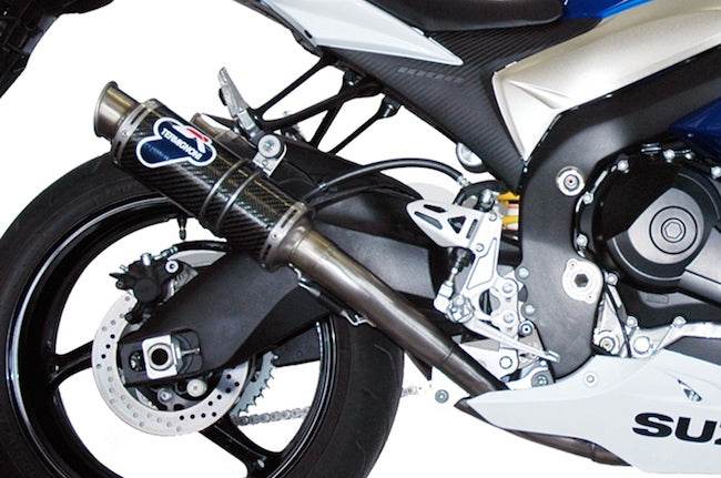 Termignoni Pair Carbon GP Style Silencers Suzuki GSXR1000 2009-11 - Motorcycle Performance Store