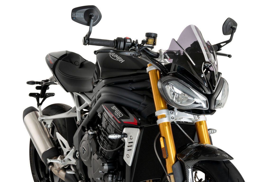 PUIG New Generation Sport Screen Triumph Speed Triple 1200 RS 2021-24 - Motorcycle Performance Store