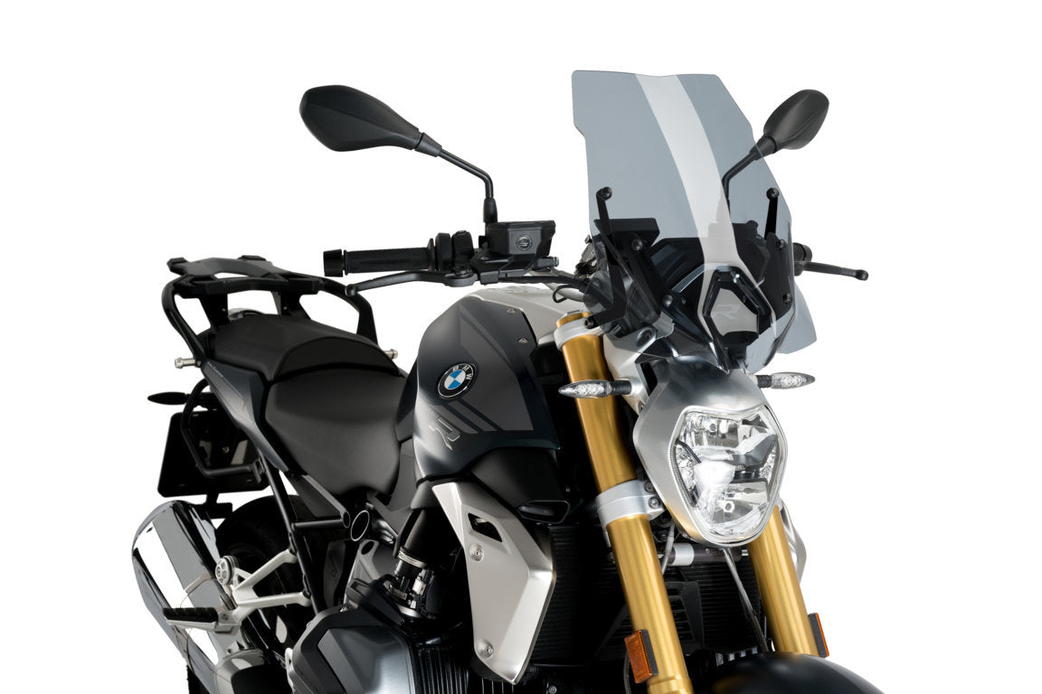 PUIG Touring Screen and Hand Guards - BMW R1250R 2019-22 - Motorcycle Performance Store