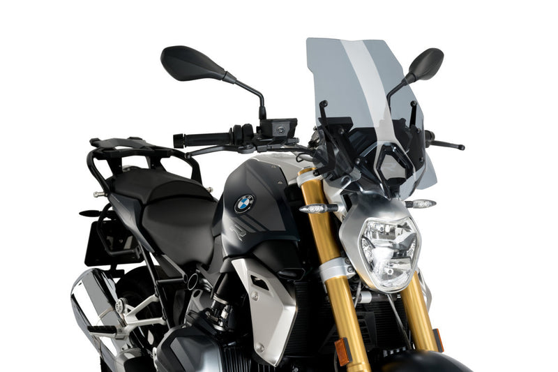 PUIG Touring Screen and Hand Guards - BMW R1250R 2019-22 - Motorcycle Performance Store