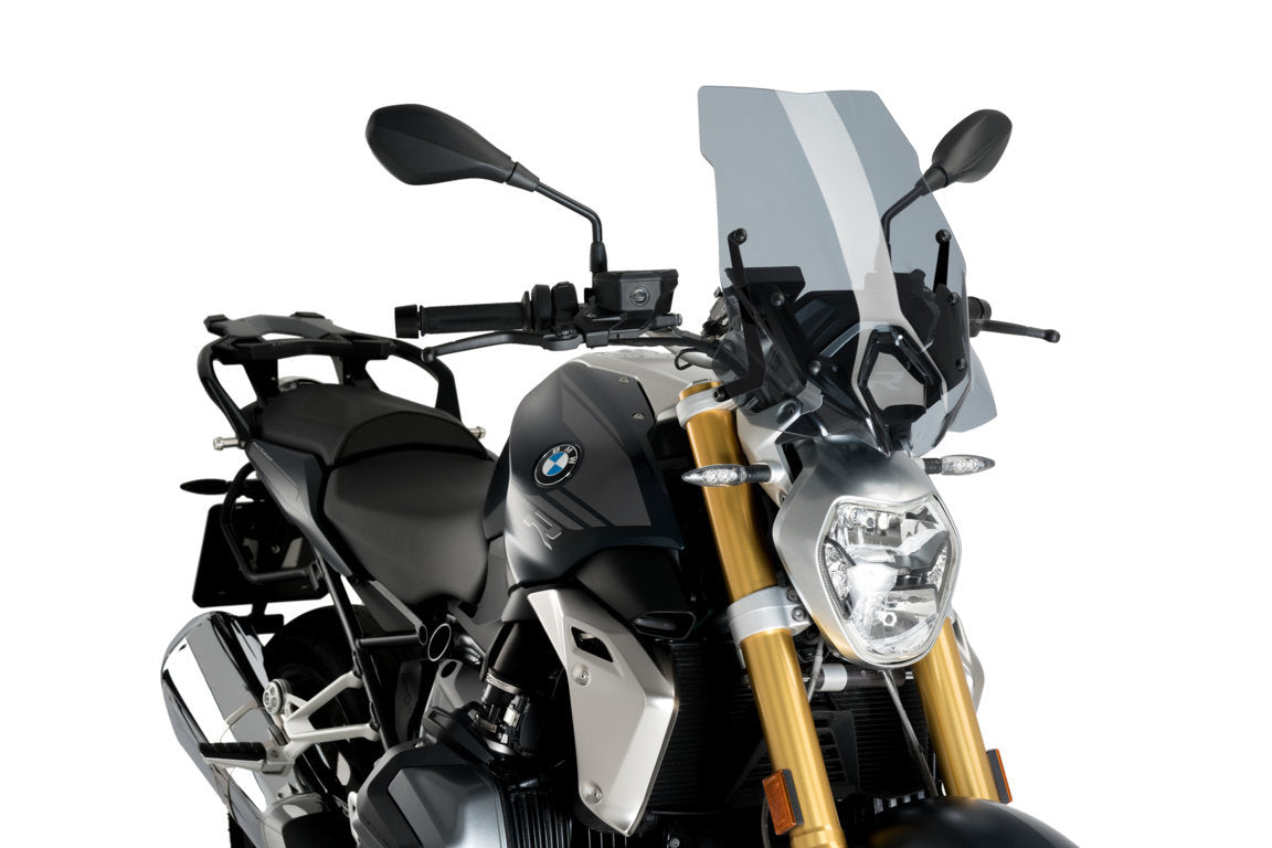PUIG Touring Screen and Hand Guards - BMW R1250R 2019-22