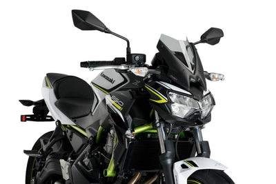 Puig Naked New Generation Sports Screen Kawasaki Z650 - 2020-23 - Motorcycle Performance Store