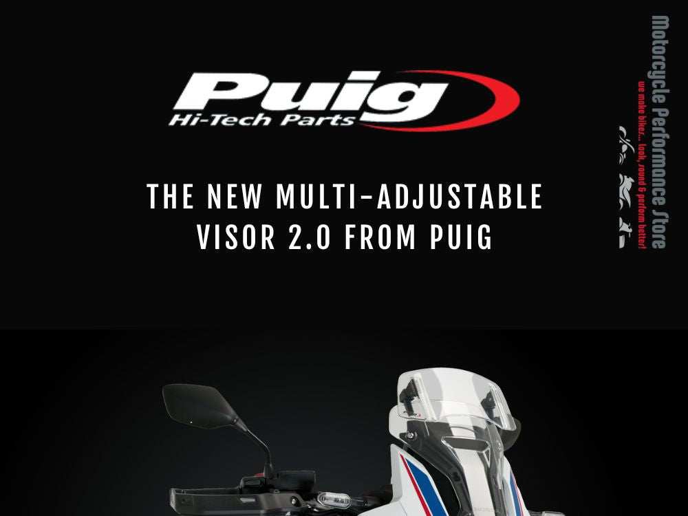 All You Need To Know About The New Puig Multi-Adjustable Visor 2.0 - Motorcycle Performance Store