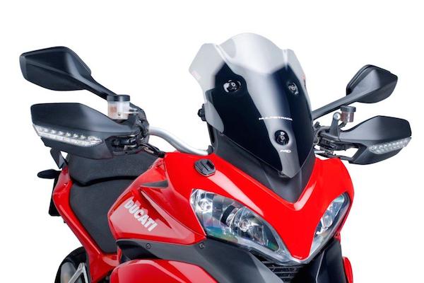 PUIG Racing Screen Clear - Ducati Multistrada 1200 2010-12 - Motorcycle Performance Store