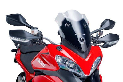 PUIG Racing Screen Clear - Ducati Multistrada 1200 2010-12 - Motorcycle Performance Store