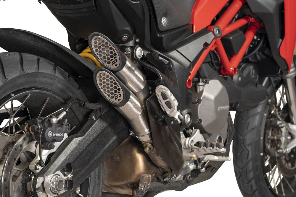 QD Power Gun Slip on Silencer Ducati Multistrada V2 2021-24 - Motorcycle Performance Store