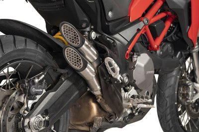 QD Power Gun Slip on Silencer Ducati Multistrada V2 2021-24 - Motorcycle Performance Store