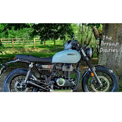 Ironhead Conical Black Silencer Honda GB350S 2025-26